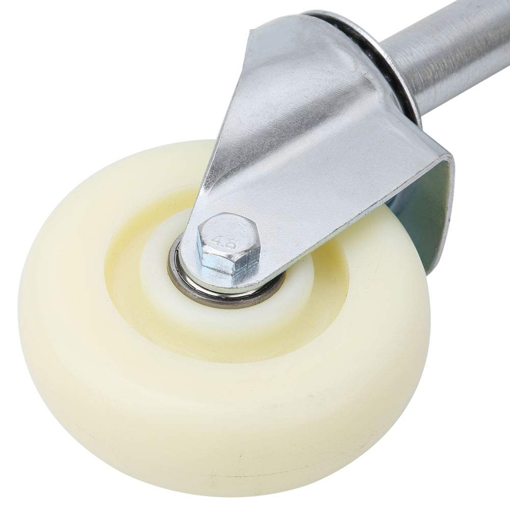 Eurobuy 4in Schwere Federbelastete Lenkrolle Nylon Tor Rad 440Lbs Tragfähigkeit