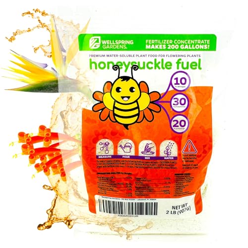 Honeysuckle Fuel Fertilizer Premium Water-Soluble Plant Food for Flowering Plants Fertilizer - 2 pounds (lbs.)