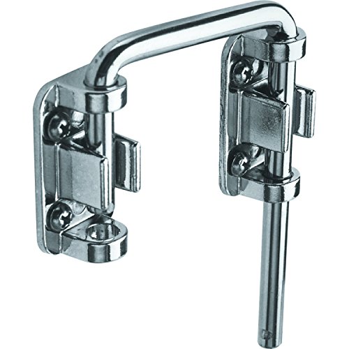 Prime-Line S 4379 Sliding Door Loop Lock, 2-1/8 In., Steel, Chrome Plated (Single Pack)