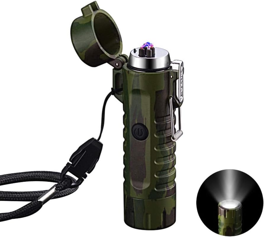 Drumstone (𝗦𝗽𝗲𝗰𝗶𝗮𝗹 𝟭𝟱 𝗬𝗲𝗮𝗿𝘀 𝗪𝗮𝗿𝗿𝗮𝗻𝘁𝘆) Rechargeable Waterproof LED Flashlight Lighter: Ideal for Camping, Hiking & Survival-picture-39