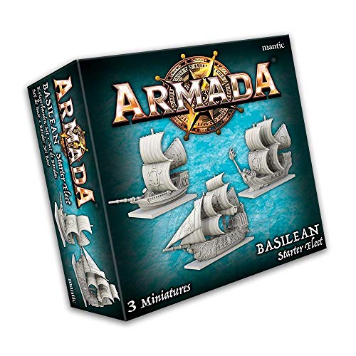 Mantic Games - Armada: Basilean Starter Fleet, Unpainted