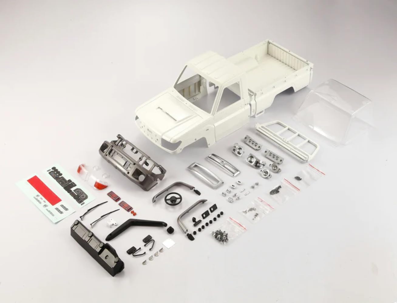 Redcat Racing Killerbody 48601 1/10 Toyota Land Cruiser LC70 Hard Body Set, Version 2, White
