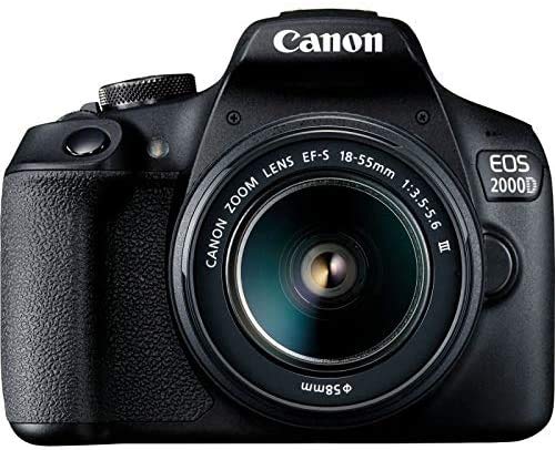Canon Eos 2000D Rebel T7 Bundle con Lente 18-55mm y Accesorios miniatura 2
