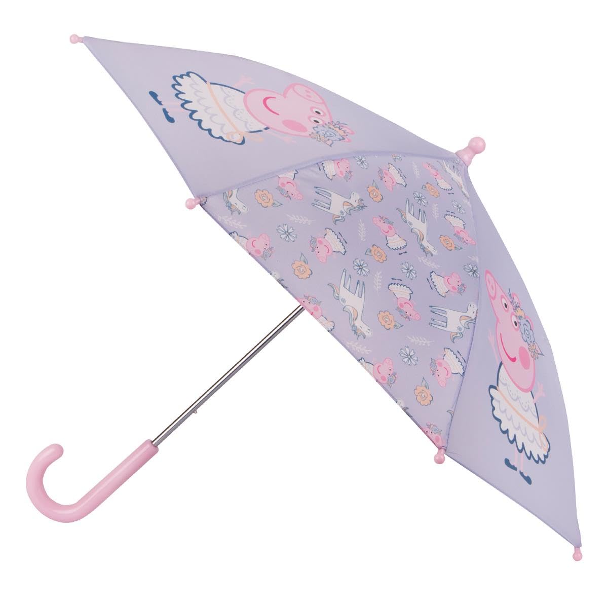 Totes Girls Pink Totes® Peppa Pig™ Kids Ballerina Walker Umbrella