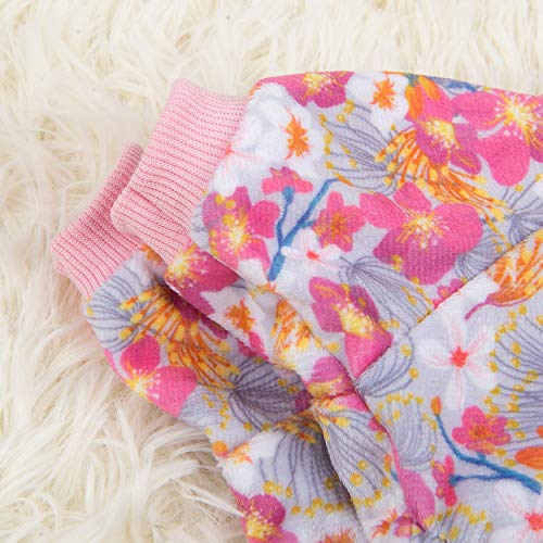 Image of CuteBone Soft & Stretchy Dog Pajamas - Cozy Pet Jammies Breathable Jumpsuit for Small Dogs - All-Season Comfy Outfit Easy-On Pullover Design - Keeps Pets Warm & Comfortable P89L