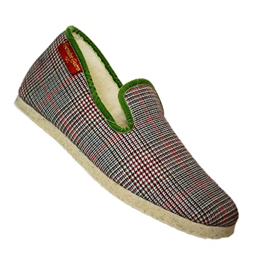 Pantoufles Charentaises JO fourrées pure laine de mouton pour isolation thermique