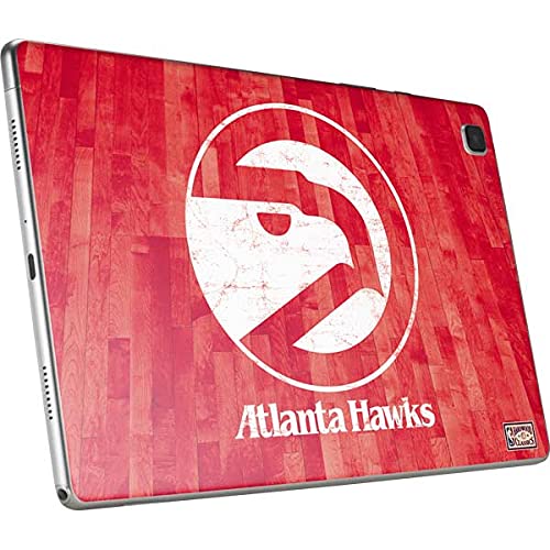 Skinit Tablet Decal Skin Compatible with Samsung Galaxy Tab A7 (2021) - Officially Licensed NBA Atlanta Hawks Hardwood Classics Design