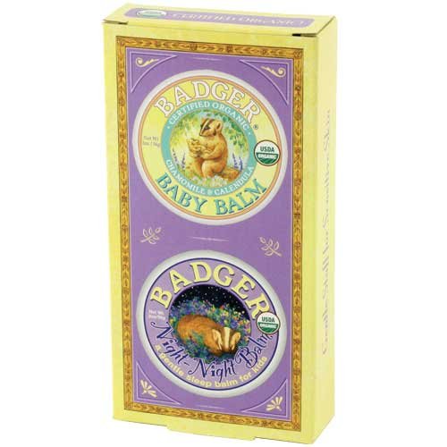 Badger Balm LLi'l Badger Baby Duet Set, 2 oz each