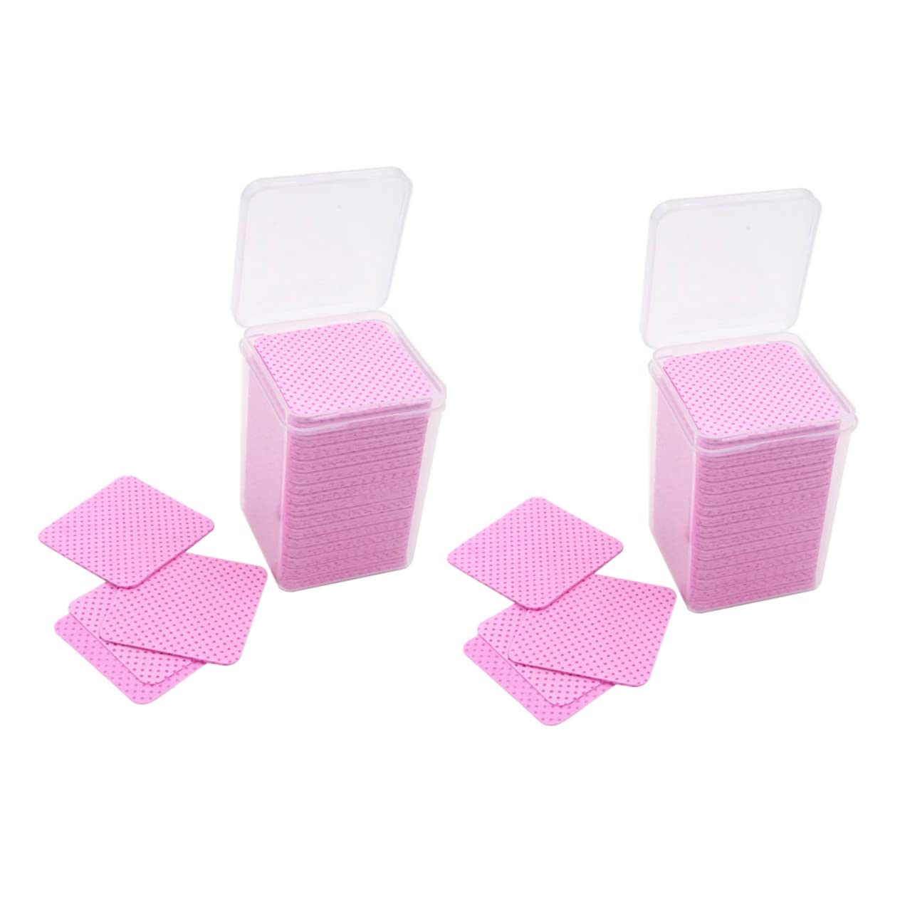 FRCOLOR Makeup Cotton Pad 400pcs Nail Polish Nail Clean Wipe Nail Art Cleaning Pads