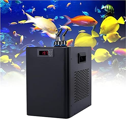 Enfriador de acuario, enfriador de agua para tanque de peces, enfriador de 160 l, enfriador de acuario doméstico para piscicultura, enfriador de agua recirculante para hidroponía, medusas, camarones