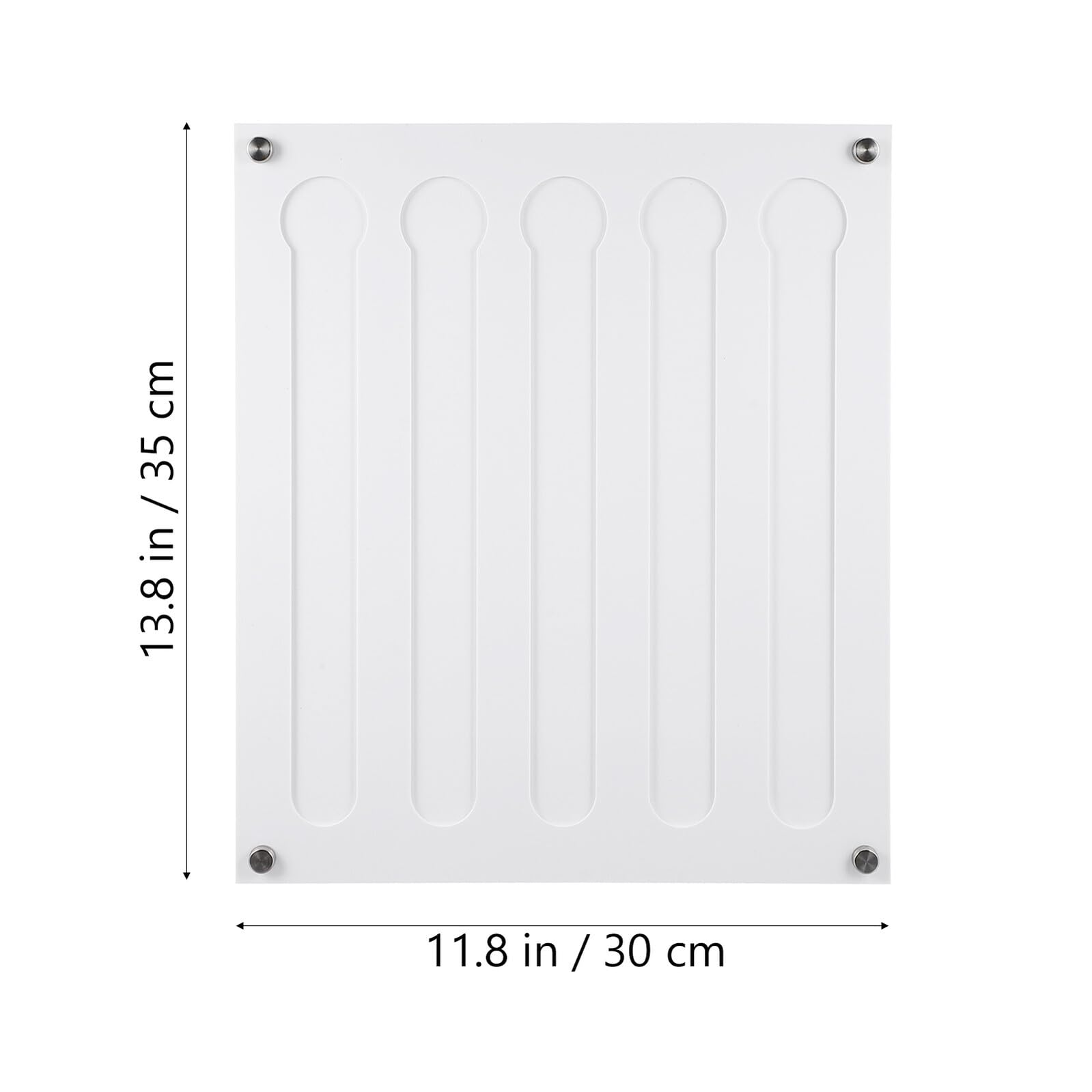 VICASKY Porta Capsule Organizer da Parete Resistente in Acrilico Bianco Caffè e Salvaspazio per Capsule di Caffè, per Uso Domestico e Esposizione Commerciale