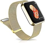 Bracelet magnétique en acier inoxydable uniquement compatible avec la montre intelligente Boat Xtend, bracelet en maille avec boucle réglable, bracelet en métal pour montre intelligente Boat Xtend Bracelet magnétique en acier inoxydable uniquement compatible avec la montre intelligente Boat Xtend, bracelet en maille avec boucle réglable, bracelet en métal pour montre intelligente Boat Xtend