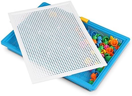 Itian Mushroom Nail Toys 296 Pcs Novelty Puzzle Pegboard for Kids Jigsaw Puzzle Pegboard for Children 6 51YJ5GFqCSL. AC