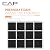 CAP Barbell 1/2-Inch Interlocking EVA Foam Exercise Puzzle Mats - 2 Pack | 24" x 24" x 1/2" | Diamond Pattern - Black