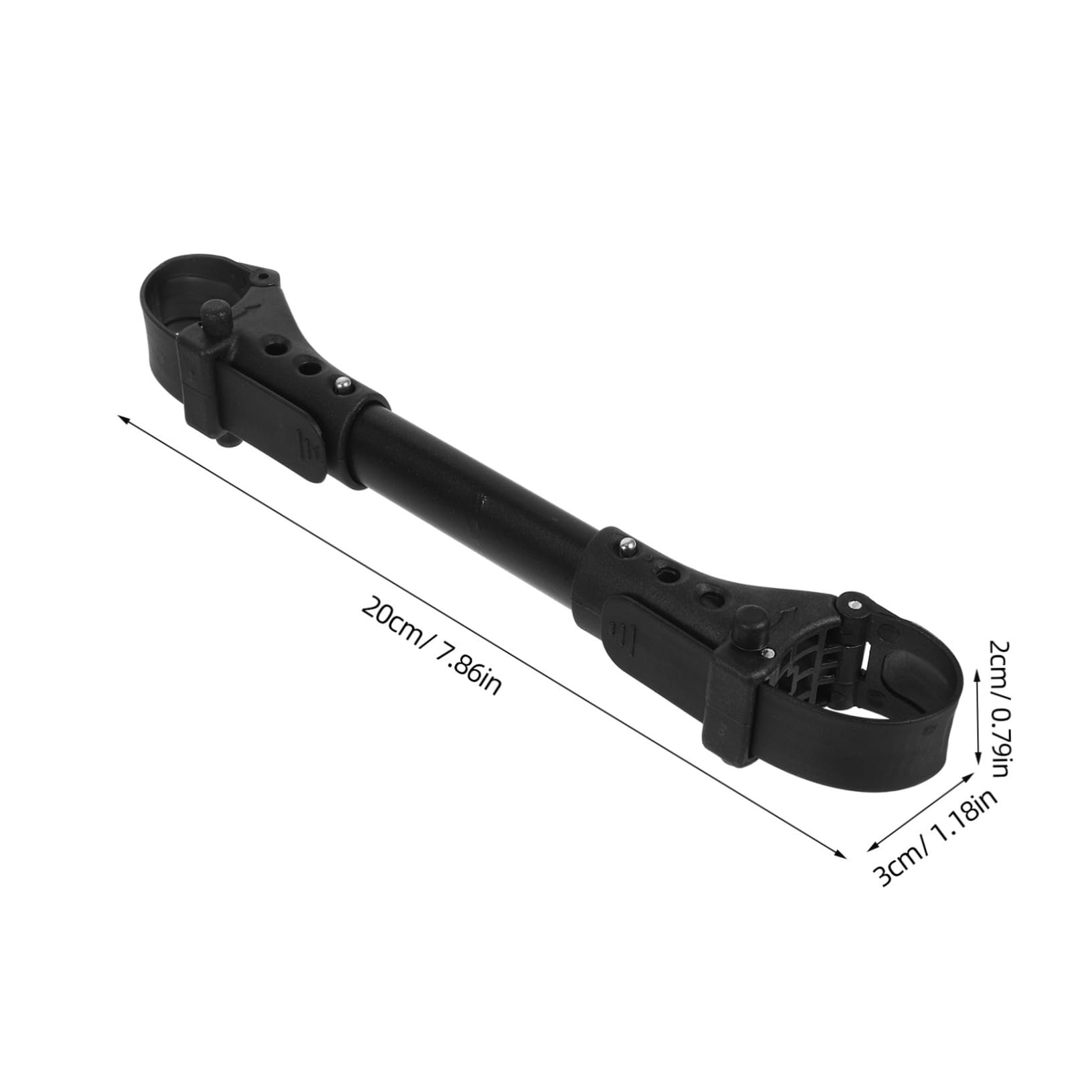 BRIGHTFUFU 2Pcs Stroller Connector Durable Twin Stroller Accessory for Newborns and Lightweight and Portable Stroller Link for Easy Outings and Park Walks