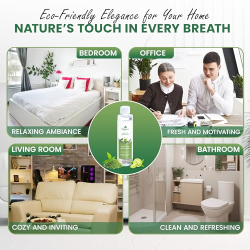 Recambio de difusor de varillas de té verde para crear un spa en el salón 4