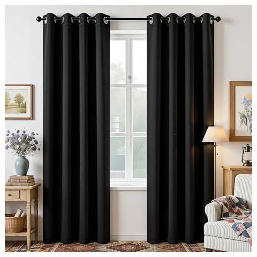 Joydeco Blackout Curtains for Bedroom