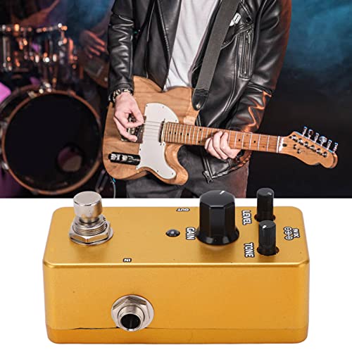 Pédale de distortion, effets de bloc, portable classique à 3 boutons, son chaud pour guitare électrique pour pratiquer… - Les Beatles, Paul McCartney, John Lennon, RIngo Starr, George Harrison Pédale de distortion, effets de bloc, portable classique à 3 boutons, son chaud pour guitare électrique pour pratiquer… – Image 4