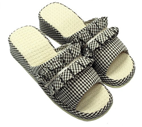 エトワール スリッパ パンタロン フリル ベージュ 23cm 4798