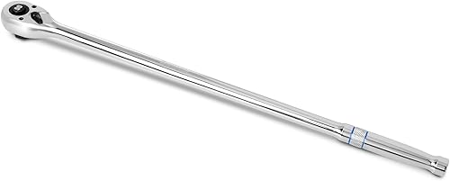 Miniatura 1 de DURATECH Trinquete de mango extra largo de 12 pulgada, llave de trinquete de liberación rápida de 90 dientes con mango extra largo de 20 pulgadas,