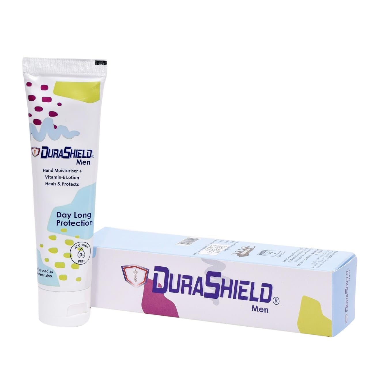 DuraShield Men Hand Moisturizer & Vitamin E Lotion – Long-Lasting Protection, Heals & Nourishes Skin, Alcohol-Free, Suitable for Daily Use