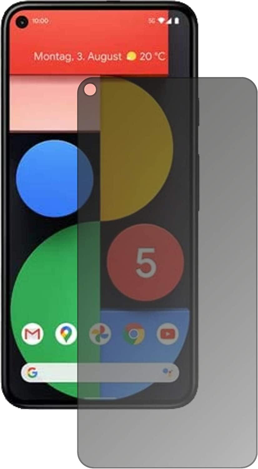 ZubitechPixel 5 Privacy Glass Screen Protector, 1 Pack, 9H Hardness, Anti-Spy, Tempered Glass