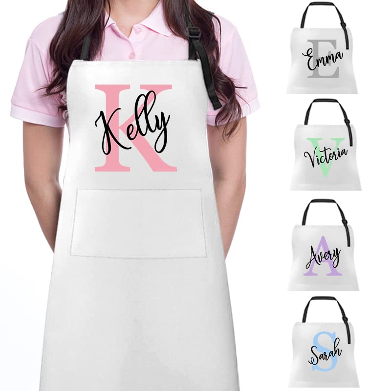 Custom-Personalized-Kitchen-Aprons-for-Women-Men-with-Pockets-Customize-Name-Text-Logo-Photo-Chef-Cooking-Apron