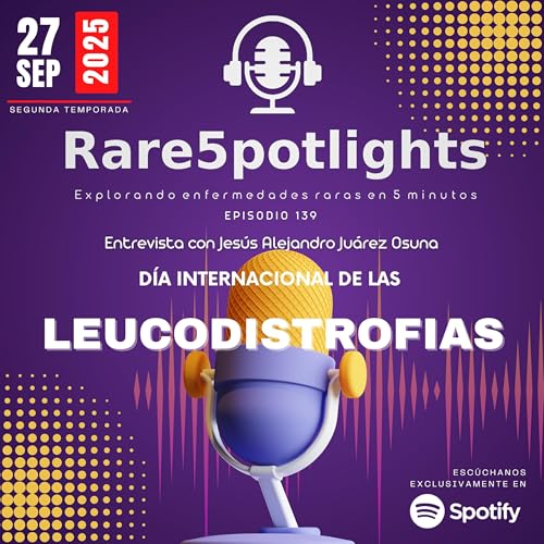Page de couverture de 27 de septiembre, día internacional de las leucodistrofias