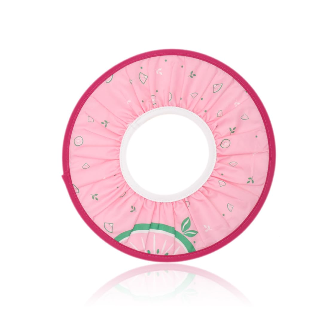 Cappello da Doccia per Bambini e Neonati Visiera da Bagno Regolabile Protezione Impermeabile Shampoo Cappello Morbido per Bagno (Diametro Interno 10 cm, Diametro Esterno 30 cm)(Rosa)
