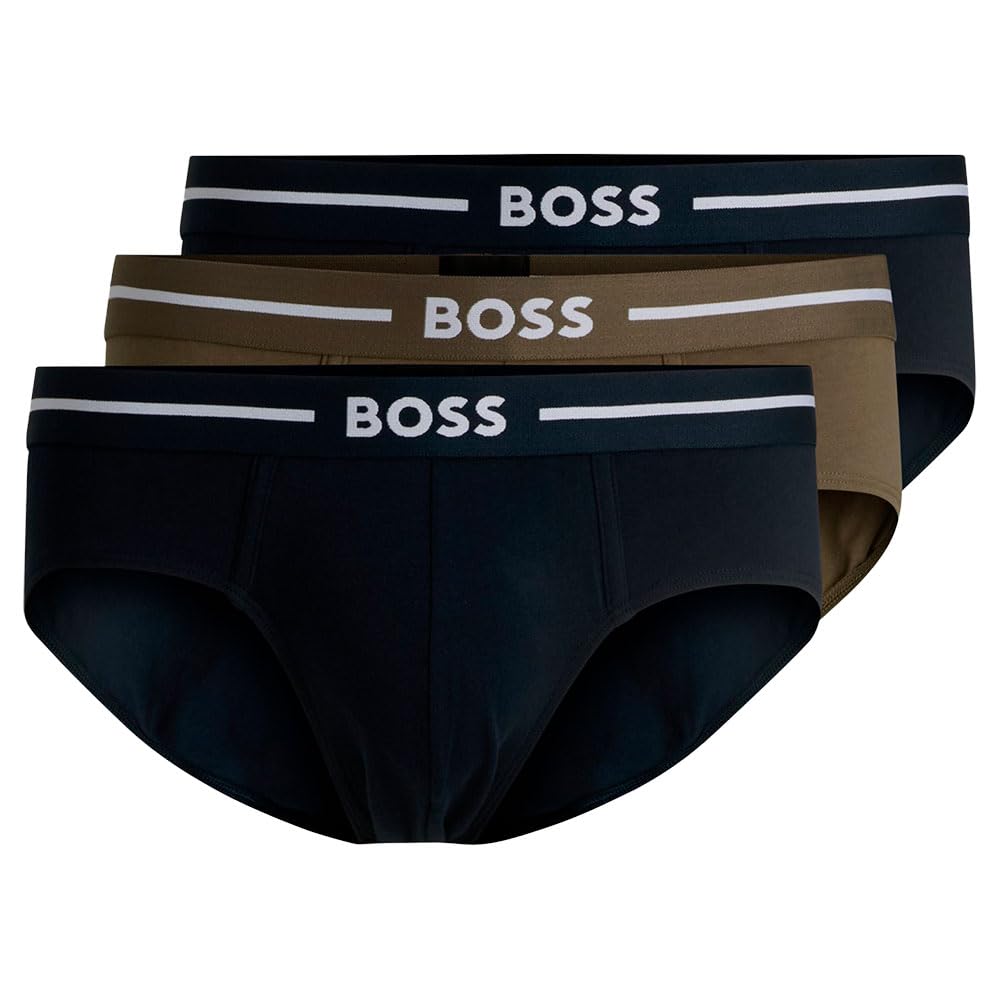 BOSS Herren Hipbr 3p Bold Trunk