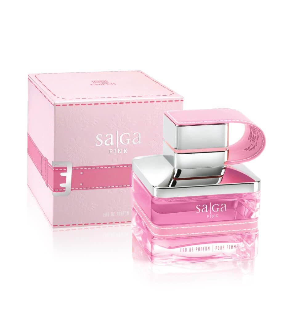 Saga Pink By Emper Edp for Women 3.3oz/ 100ml New in Sealed Box''