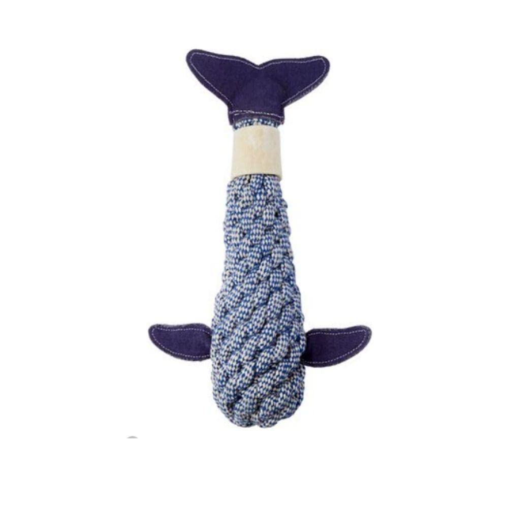 Poochles Rope Dog Toy with Bone - Whale Shaped Rope Toy for Fetch, Tug & Interactive Play; Durable Dental Bone Teeth Cleaning Cotton Chew Toy for Adult Dogs Puppies (B09JSTHBFF) Amazon Price History, Amazon Price Tracker