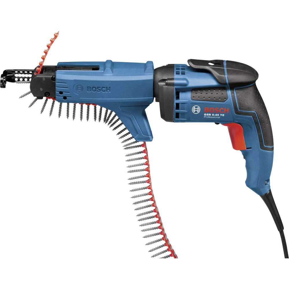 Bosch Professional GSR 6-45 TE + MA 55 - Avvitatore speciale per cartongesso (GSR 6-45 TE) + MA 55 Professional