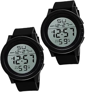 Relógios Digitais Masculinos Relógio Preto Masculino Relógio Esportivo LED Relógio Digital Masculino Relógio De Alarme Relógio De Joias Masculino Relógio Despertador Relógio LED