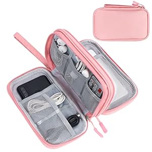 FYY Electronic Organizer, Travel Cable Organizer Bag Pouch Electronic Accessories Carry Case Portable Waterproof Double…
