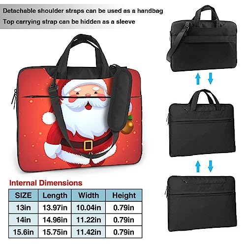 Sac pour ordinateur portable noir porte-documents contre les rayures 13" - 2