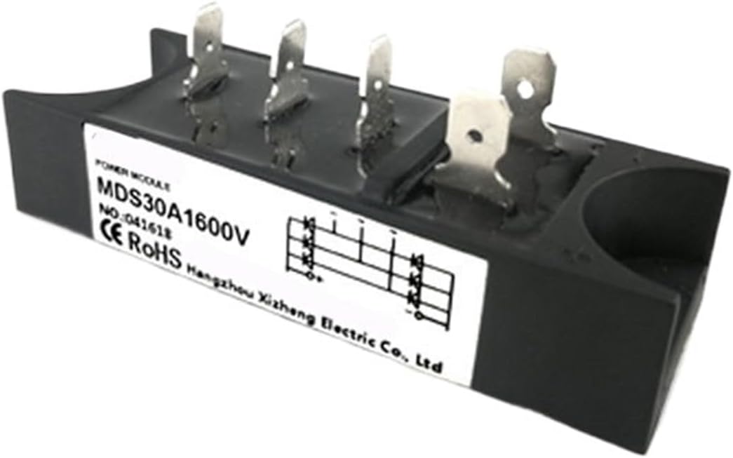 MDS30-16 MDS50-16 Three-Phase Rectifier Module 30A AC/DC Module 50A 1600V 3-Phase Diode Bridge Rectifier(30A)