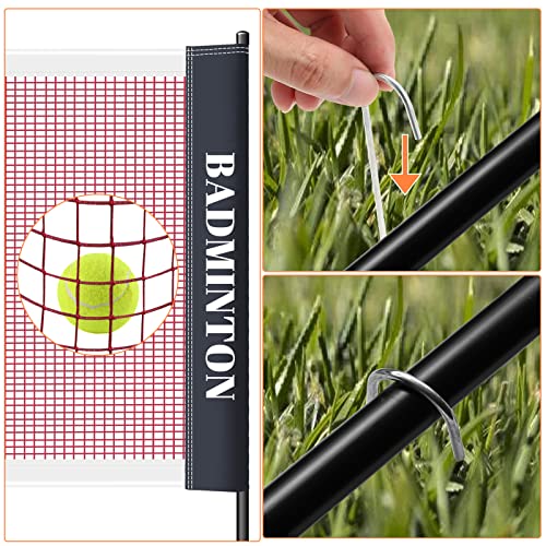 GYKLY Badminton Netz - Tragbares Sportnetz Für Outdoor Und Indoor