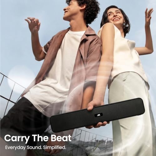 Image of Jet SkyBar 313 20W Portable Bluetooth Speaker | BT 6.0 Dual Mode | ENC for Clear Calls | Type-C Fast Charging | Compact Sound Speaker for Home, Office & Travel