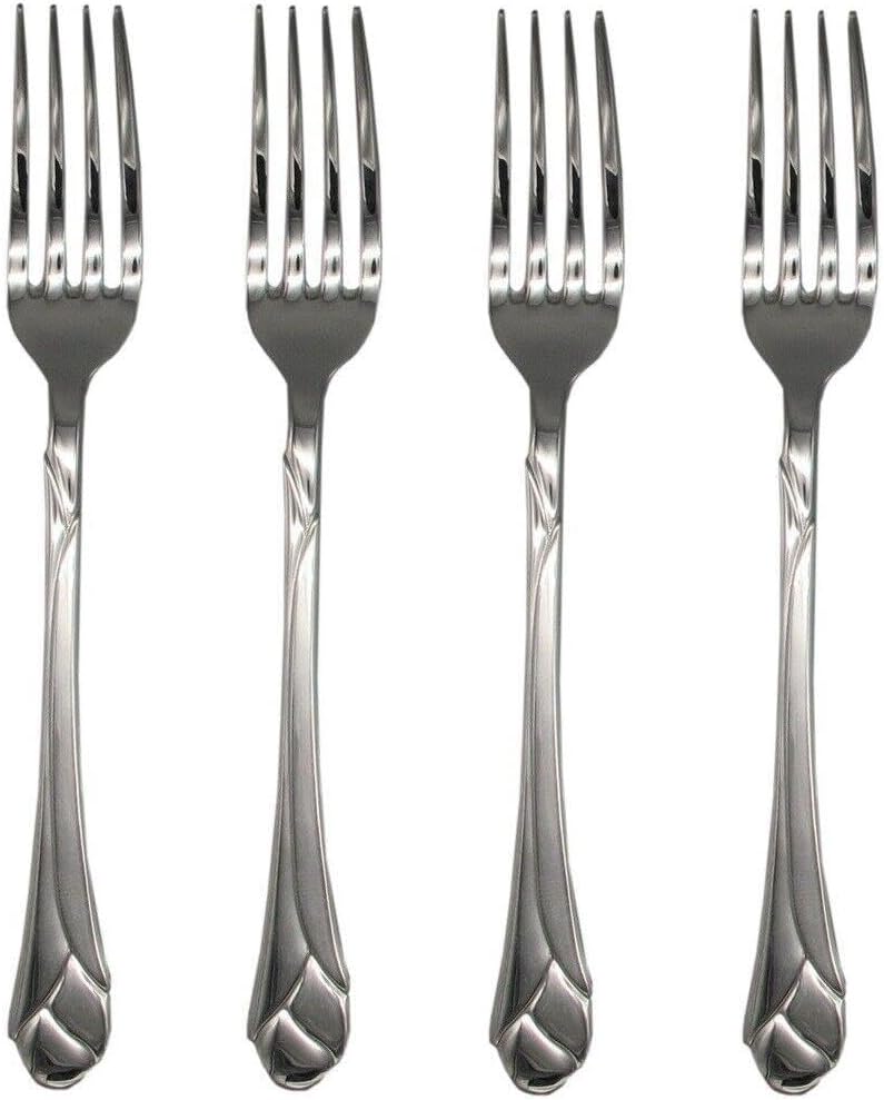 For Mikasa Sweet Pea 18/8 Stainless Steel Salad Fork (Set of Four)