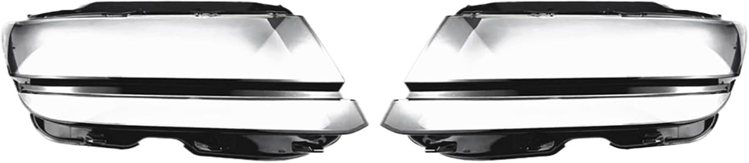 Headlight Lens Compatible for Volkswagen for VW for Tiguan L 2017 2018 2019 2020 2021 Transparent Headlamp Cover Replace Original Glass Lampshade(High Right Side)