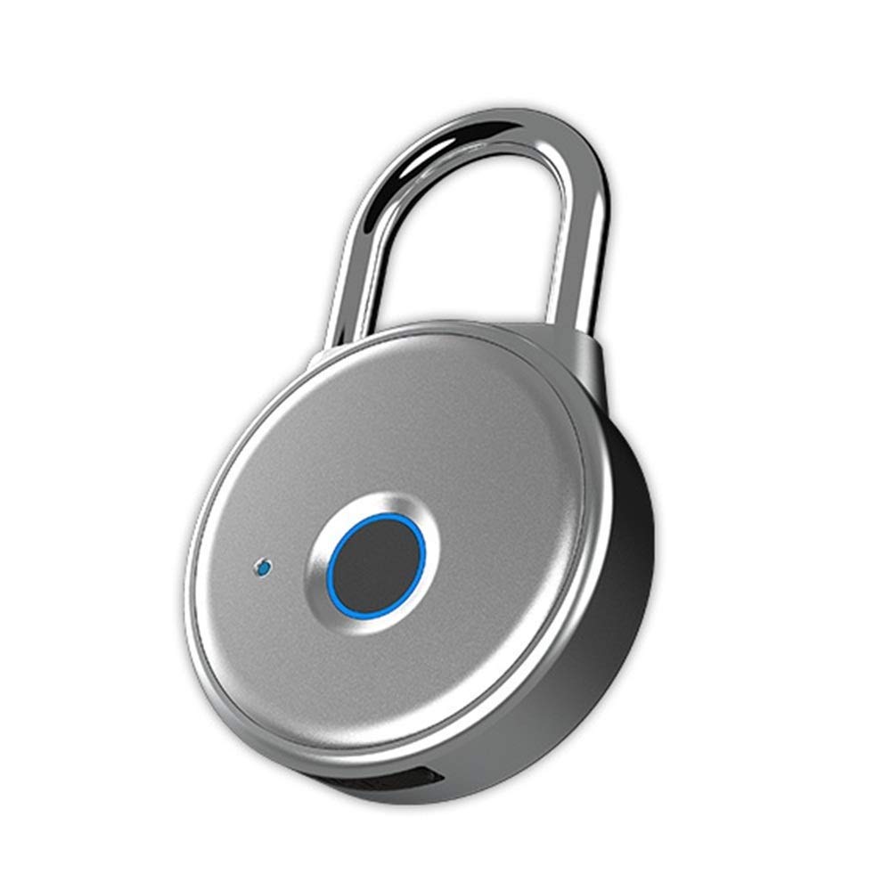 Serrature per porte di casa, lucchetto per impronte digitali, lucchetto per palestra per armadietti, sport, scuola e armadietti per dipendenti, esterni, recinzione, cerniere e ripostigli - Metallo e