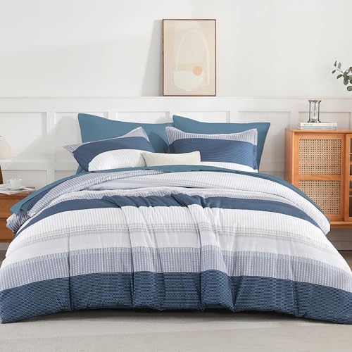 Andency Comforter Set Mineral Blue Oversized King(120