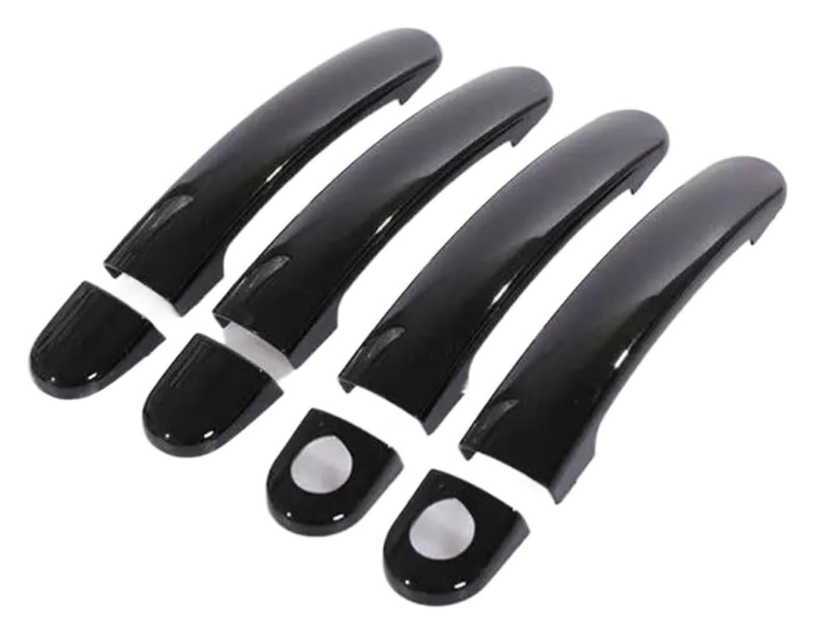 FANGZIQQ Car Door Handle Cap Cover for VW for G&olf 5 MK5 for Rabbit 1K 2004-2009 Car Door Handle Cover Styling Stickers(Black,4)