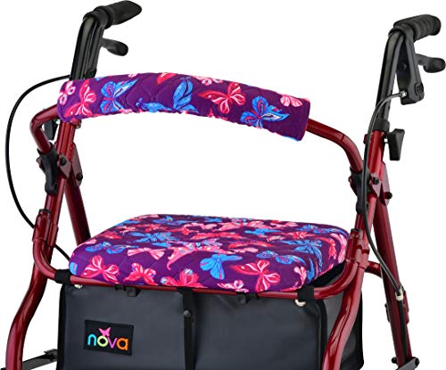 Nova Joy Rollator Walker Seat and Backrest Cover Set -