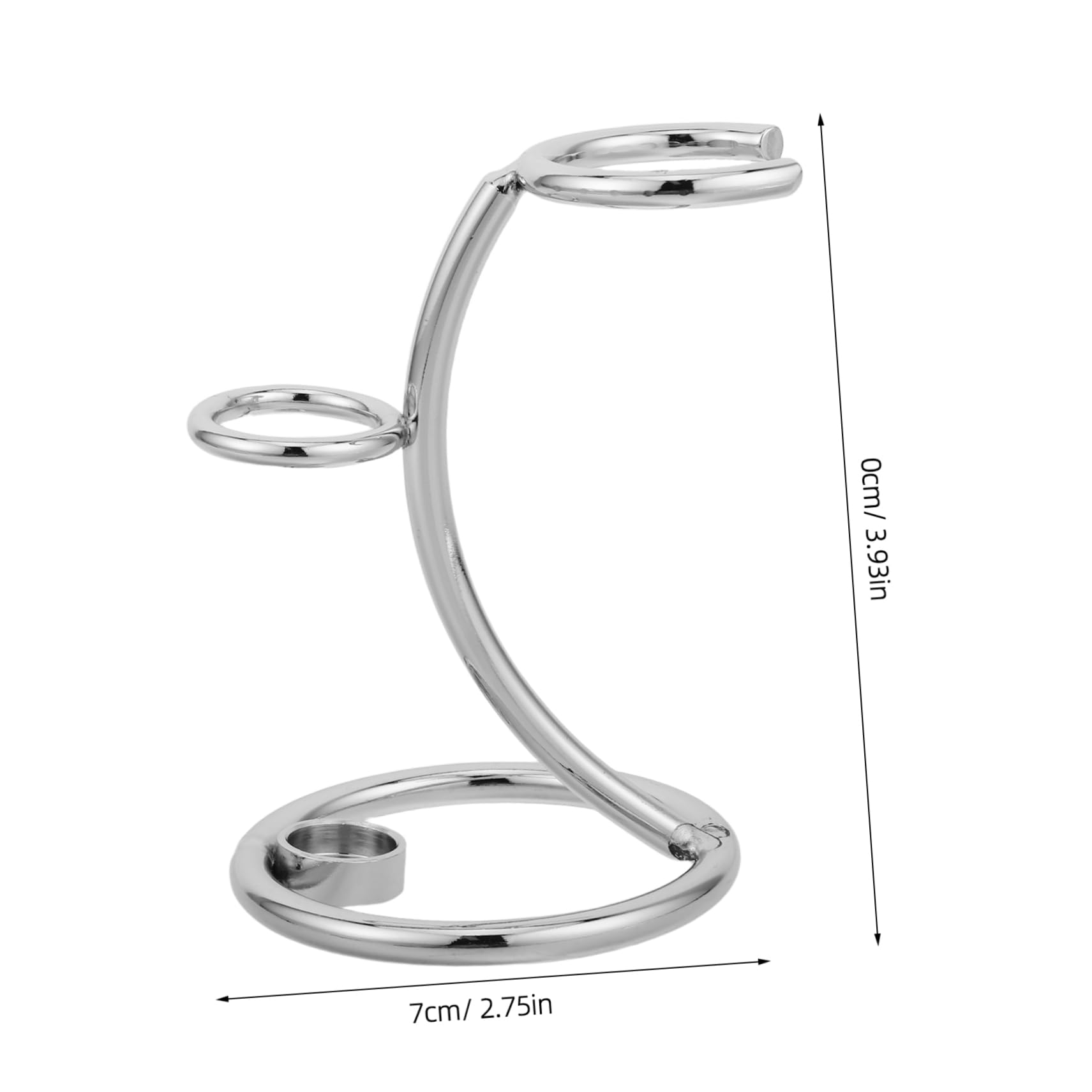 VALICLUD Metal Organizer for Bathroom Multi Functional Shaving Brush and Razor Storage Rack Versatile Holder for Makeup Brushes Hair Tools and Shaving Accessories Sturdy Construction