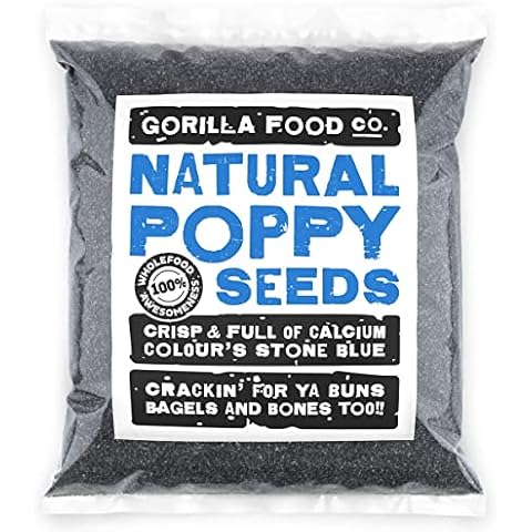 Gorilla Food Co. Natural Poppy Seeds - 800g Bulk Pack - Unwashed & Untreated Cover