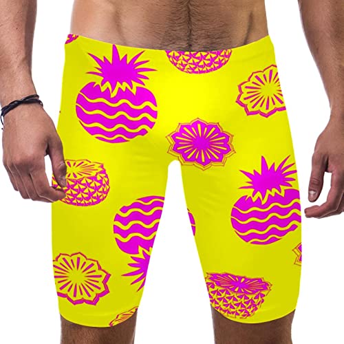 Bañador de hombre secado rápido que evita rozaduras amarillo XXL