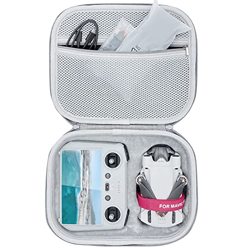 Taoricen Bolso de Mano para dji Mini 3 Pro Control Remoto con Pantalla y dron Almacenamiento Caso Cover