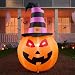 Joiedomi Halloween 5 FT Inflatable Pumpkin Witch with Build-in LEDs Blow Up Inflatables for Halloween Party Indoor, Outdoor, Yard, Garden, Lawn Decorations